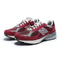 在飛比找蝦皮商城優惠-NEW BALANCE 慢跑鞋 NB 990 V3 紅灰 美