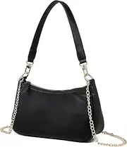 [YAMEIZE] Trendy Small Shoulder Bags - Classic Crescent Bag with Removable Straps Tote Hobo Clutch Handbag for Women