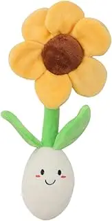 Ｂｅｓｇａ Sunflower Dog Squeaky Toy Game Dog Interactive Toy Sniff Portable Pet Dog Toy Interactive Pet Plaything for Indoor Training