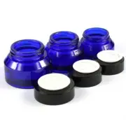 Bulk Buy 15g 30g 50g Glass Face Cream Lip Balm Container Cosmetic Jar Makeup Pot