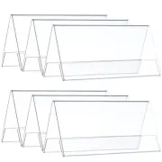 6pcs Firm Useful Table Number Holder Desk Name Plate Conference Accessory