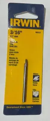 Irwin 50512 3/16" Glass & Tile drill bit #IR-10