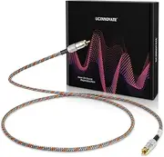 UCINNOVATE High-end RCA Subwoofer Cable, 4.5m / 14.7Ft Audio Stereo Subwoofer Cable RCA Male to Male with Gold-Plated Connector for Stereo System, Home Theater, Speakers Bass Performance