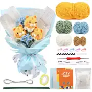 Crochet Kit for Beginners,Crochet Tigers Bouquet Kit,Crochet Beginner Kits5403