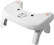 Toilet Stool Bathroom Stool Folding Pooping Stool Heavy Duty Simple Non Slip Toilet Step Stool for Kids Adults Men, White