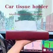 Car Tissue Holder Sun Visor Tissue Holder Car Visor Napkin Holder PU Leather