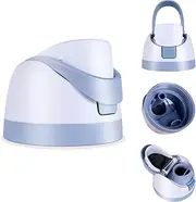 Replacement Lid for Owala FreeSip, One-Button Water Bottle Top Lid Compatible with Owala Cup 16oz 24oz 32oz 40oz, BPA-Free Leakproof Lid, Light Blue (Lid Only), Replacement Accessories for Owala
