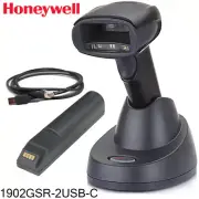Honeywell 1902GSR-2USB-C 2D Wireless Handheld USB Barcode Scanner w/Stand LOT