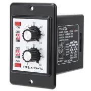 On/Off Timer Relay Knob Control Time Switch ATDV-YC 6S-60M AC 110/220V CAD