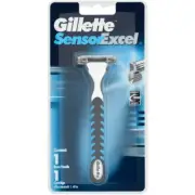 Gillette Sensor Excel Razor Handle Twin Comfort Blade
