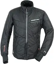 Rough & Road WG PrimaLoft Men's Motorcycle Jacket, Titanium Inner Jacket, Cuffed, Black/Gray