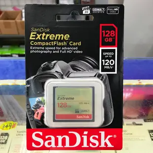 SanDisk Extreme CF 120M 32GB 64GB 128GB CompactFlash 專業攝影記憶卡