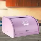 Bread Bin with Roll Top Lid Food Storage Bread Box Holder for Counter Home