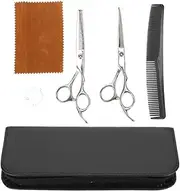 6.0 Inches Hair Cutting Scissors Set with Combs, Hair Salon Cutting Shear and Barber Thinning Scissor Hairdressing Shear Set, Hair Cutting Scissors