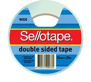 Sellotape Double Sided Tape, 24Mm X 33 Metres, Each