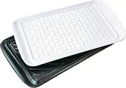 Tovolo Prep and Serve, Nesting, Dishwasher Safe BBQ Trays - Set of 2