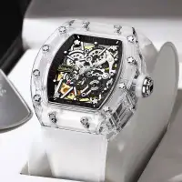 在飛比找蝦皮購物優惠-📣臺灣📣男士手錶 鏤空機械錶 男手錶 2022新款理查德全自