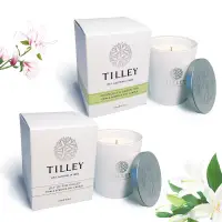在飛比找博客來優惠-Tilley百年特莉 木蘭花&綠茶+百合香氛大豆蠟燭合購組2