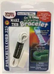 Pepperell Crafts Glow In The Dark Parachute Cord 325- Size Small