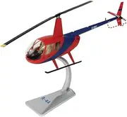 1/32 Scale R44 Raven Helicopter Aircraft Model Alloy Memorial Airplane Aviation Collectibles for Home Decoration