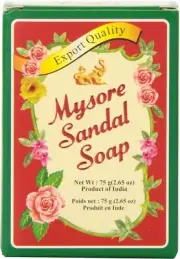 Mysore Sandal Soap 2.65 oz Box, (Pack of 12) Free Shipping