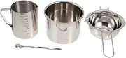 [Generic] 1Set Candle Making Kit DIY Wax Melting Cup Tools for Scented Candles Includes Essential Accessories for Creative Candle Crafting for Melting Wax Soap and More