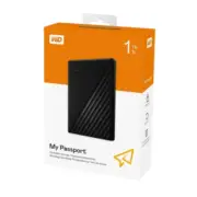 Western Digital WDBYVG0010BBK 1TB My Passport Black External Hard Disk USB 3.0