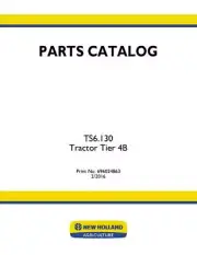NEW HOLLAND TS6.130 TRACTOR TIER 4B PARTS CATALOG