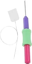 Angoily 1 Set Adjustable Punch Needle Tool for DIY Crafting and Embroidery Ergonomic Design Comfortable Grip for Beginners and Needlework Accessories Versatile for Sewing Projects