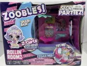 ZOOBLES Splash Bash Playset Secret Partiez Figure Z-Girlz Exclusive Rollin Roomz