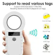 Handheld Pet ID Microchip Reader RFID Animal Tag Chip Scanner USB w/ magnifier