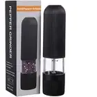Electric Black Pepper Grinder – Battery Operated Salt & Spice Mill Adjustable