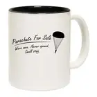 Parachute For Sale Worn Once GIFT BOXED Funny Mugs Novelty Coffee Mug Cup