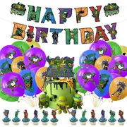 Ninja Turtles Party Supplies Balloons Cake Topper Banner Birthday Decorations