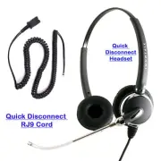 Cisco 6945 6961 7821 7841 7931 8941 9951 9971 Voice Tube Mic Binaural Headset