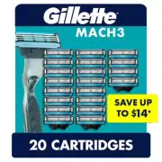 Gillette Mach3 Men's Razor Cartridges (20 ct.)