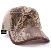 DRAKE WATERFOWL FLYING DUCK LOGO TRUCKER HAT BALL CAP SHADOW BRANCH CAMO