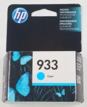 HP 933 Cyan Ink Cartridge OfficeJet 6100 6600 6700 7510 7110 7610 7612 (Expired)