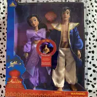 在飛比找Yahoo!奇摩拍賣優惠-Disney迪士尼阿拉丁+茉莉公主唱歌芭比娃娃禮盒