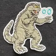 GODZILLA monster 4" MINYA Embroidered figure PATCH kaiju minilla action baby vs