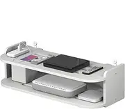 WiFi Router Shelf | Multi Layer Wireless Router Holder | No Drill Wireless Router Heat Dissipation Rack, Multifunctional Storage Rack for Set-top Boxes, Routers, Game Consoles