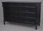 Dressing Table with bonus Mirror - french inspired (Antique black)