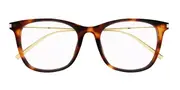 Saint Laurent SL 580 002 Men's Glasses Tortoiseshell Size 50 - Private Health Rebate - Blue Light Block Available