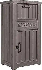 Package Delivery Box for Outside, Extra Large Parcel Drop Box with Lockable Secure, Waterproof and Anti-Theft Package Delivery Box for Porch Curbside