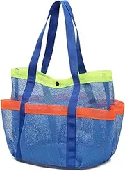 [Generic] Mesh Shower Caddy, Bath Organizer Bag, Large Capacity Shower Bag, Shower Tote for Gym, Travel, Camp, Beach, College Dorm Bath Bag