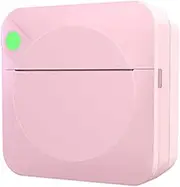 domoi Mini Thermal Label Printer Student Wrong Question Photo Barcode Printer Portable Multifunctional Label Printer Pink