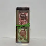 Biggs & Featherbelle Handmade Natural Soap - Candy Cane & Ginger Snap - New