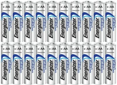 90 ENERGIZER ULTIMATE LITHIUM AA SIZE BATTERIES EXP 2049 NEW GENUINE 5 SETS 18