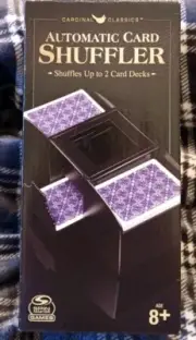Cardinal Classic Automatic Card Shuffler Shuffles 1-2 Decks NIB Spin Master
