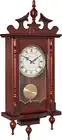 Bedford Clock Collection Classic 31" Chiming Wall Clock with Roman Numerals and